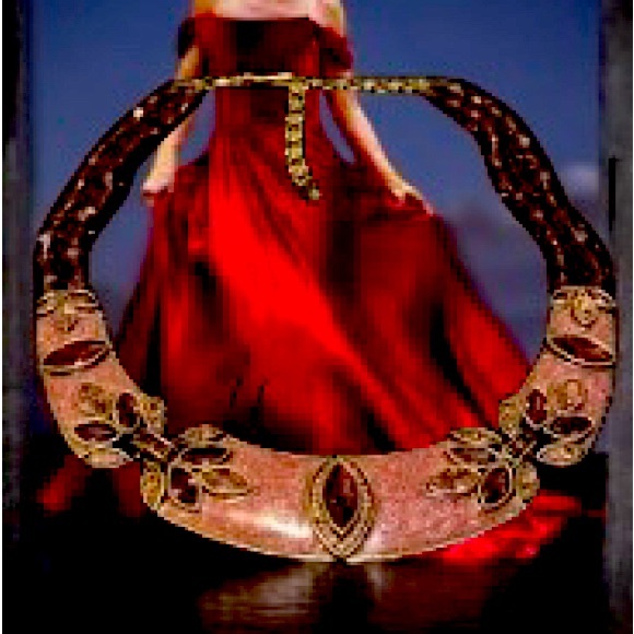 Heidi Daus “ Pretty & Polished” Collar Necklace Hallmarked 20” - Picture 4 of 9